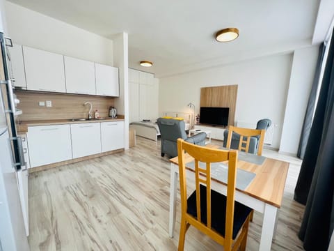Communal lounge/ TV room, TV and multimedia, Kitchen or kitchenette, Living room, Seating area, Dining area