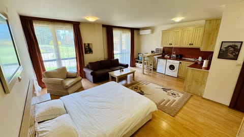 Bed, Living room, Photo of the whole room, Bedroom