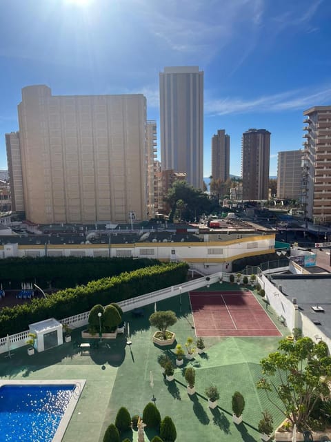 Pool view, Street view, Swimming pool