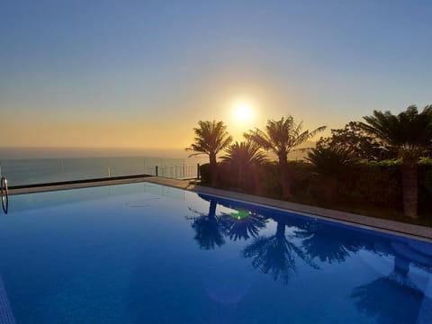 Garden view, Pool view, Sea view, Swimming pool, Sunset