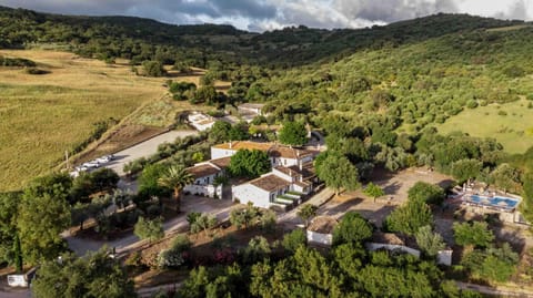 Property building, Spring, Natural landscape, Bird's eye view