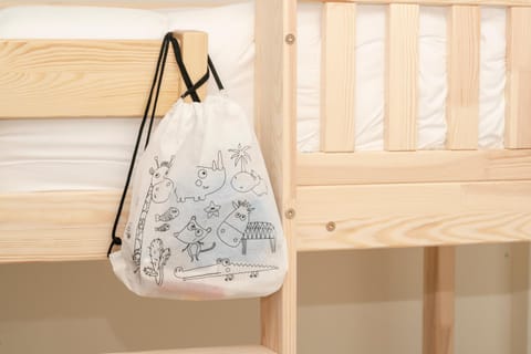 Bed, Photo of the whole room, Bedroom, bunk bed