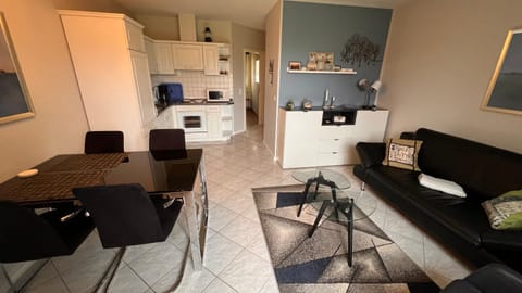 Kitchen or kitchenette, Living room, Dining area