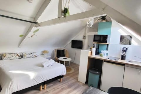Bed, TV and multimedia, Living room, Photo of the whole room, Bedroom, minibar