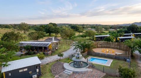 Property building, Spring, Day, Natural landscape, Bird's eye view, Pool view, Swimming pool