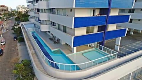 Property building, Pool view