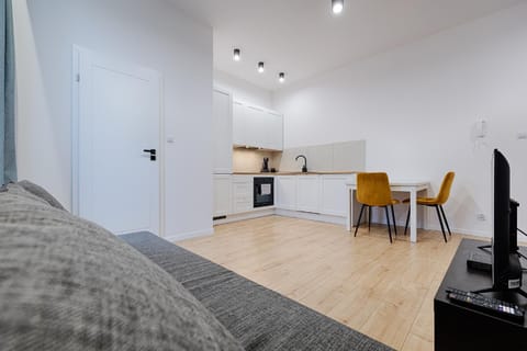 Kitchen or kitchenette, Living room, Seating area