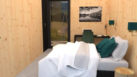 Bed, Photo of the whole room, Seating area, Bedroom