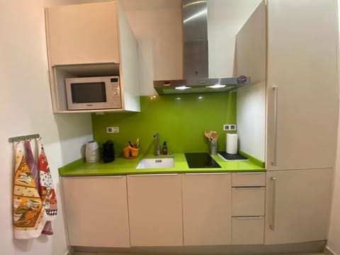 Coffee/tea facilities, Kitchen or kitchenette, minibar, stove