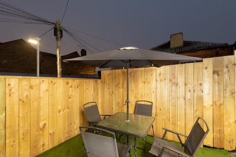 Patio, Night, Garden