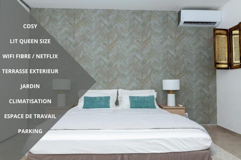 Bed, Bedroom, air conditioner