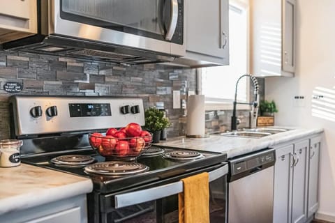 Kitchen or kitchenette, dishwasher, minibar, pet friendly, stove, toaster