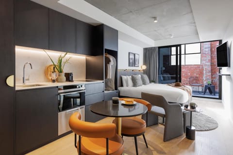 Bed, Balcony/Terrace, Dining area, kitchen