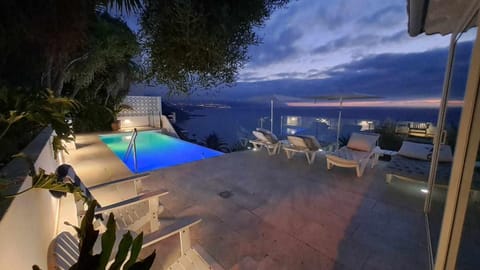 Night, Swimming pool