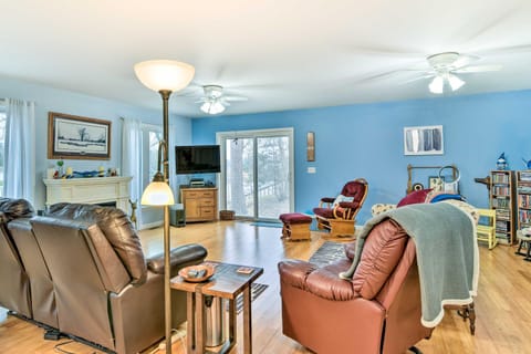 Waterfront Gladwin Home with Deck and Fire Pit! House in Michigan