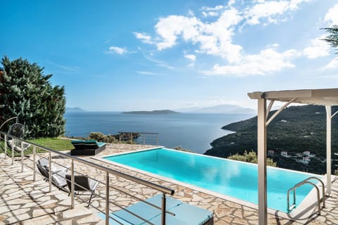 Property building, Living room, Swimming pool