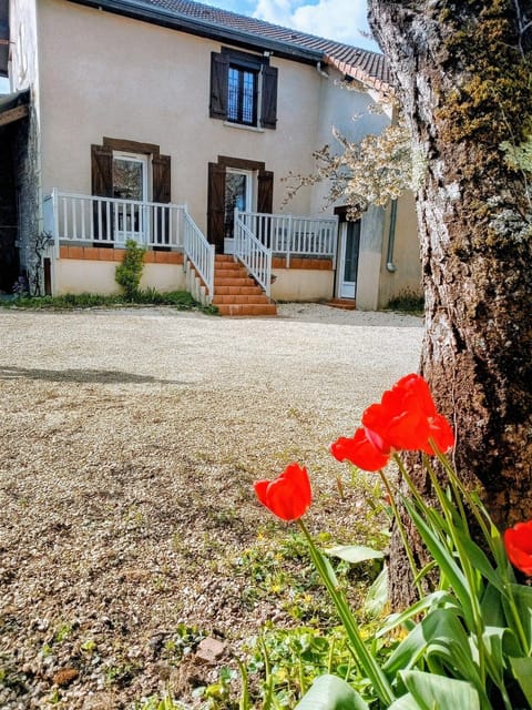 Property building, Spring, Garden view