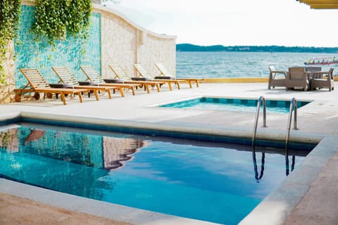 Day, Pool view, Sea view, Swimming pool, sunbed