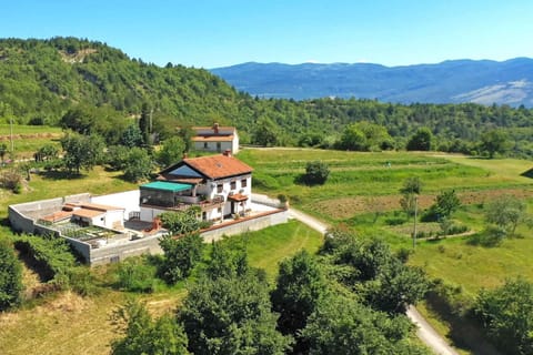 Property building, Bird's eye view, Summer