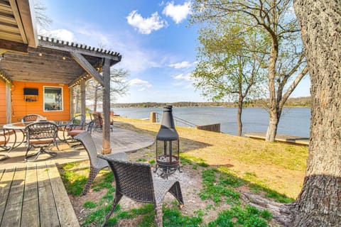 Grove Lake House with Boat Dock and Outdoor Spots! House in Grove