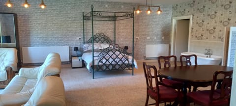 Bed, Living room, Photo of the whole room