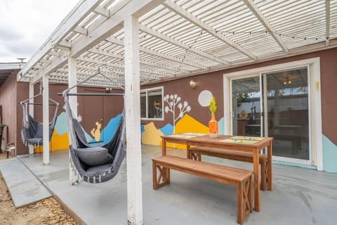 Patio, Seating area, Dining area