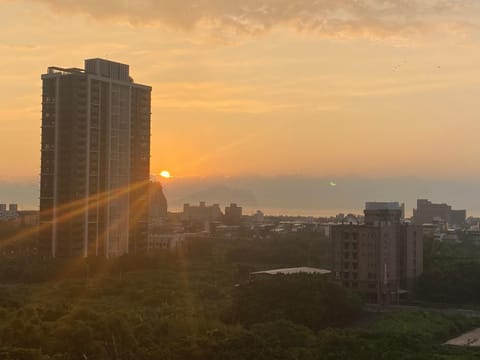 Natural landscape, City view, Sea view, Sunrise