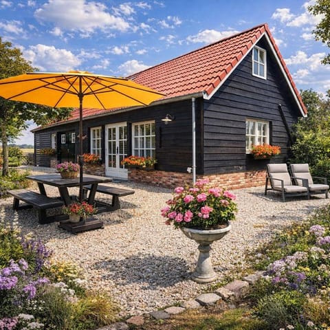 Property building, Patio, Spring, Day, Garden