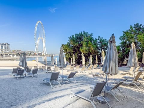 Ultra Luxe 5BR Al Bateen I Private Beach and Pool I JBR Full Sea View Beachfront Apartment in Dubai