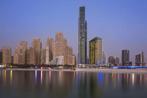 Ultra Luxe 5BR Al Bateen I Private Beach and Pool I JBR Full Sea View Beachfront Apartment in Dubai