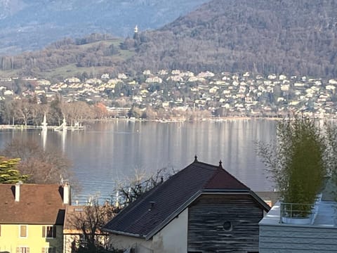 Nearby landmark, Natural landscape, City view, Lake view, Mountain view
