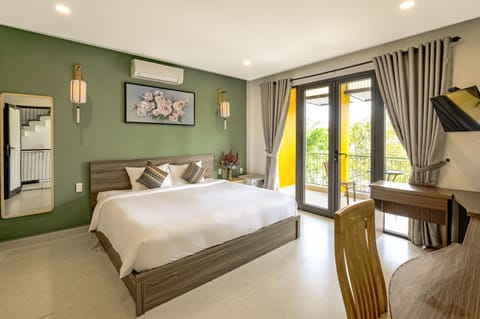 Bed, Photo of the whole room, Bedroom, air conditioner