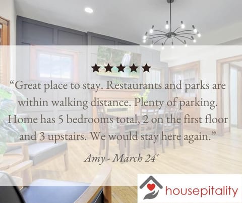 Updated 4BD House Near German Village w Parking House in Ohio