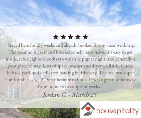 Housepitality - The Gahanna Ranch - 3 BR - Airport Apartment in Gahanna