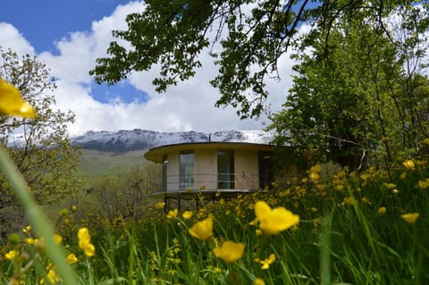 Property building, Spring, Natural landscape, Mountain view