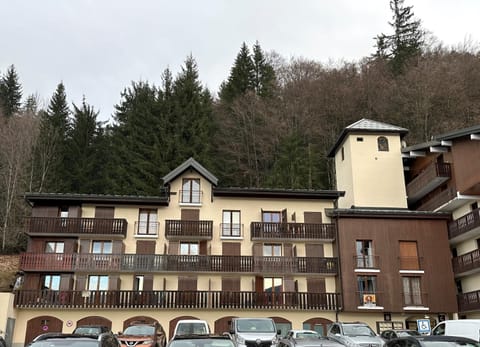 Appartement Les Carroz d'Araches 4 à 6 couchages, vue sur montagne Apartment in Arâches-la-Frasse