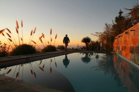 Pool view, Swimming pool, Sunset