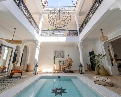 Living room, Swimming pool