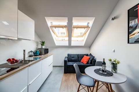 Kitchen or kitchenette, Living room