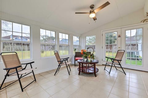 Ocean Springs Home with Sunroom about 5 Mi to Beach House in Harrison County