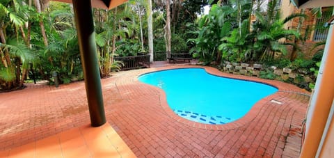 Natural landscape, Garden, Garden view, Pool view, Swimming pool