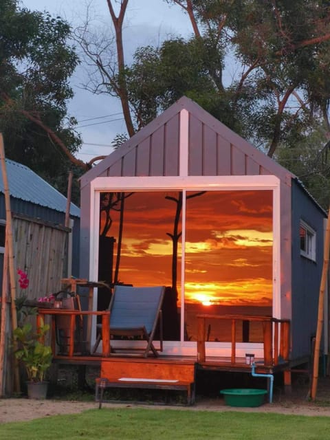 Property building, Sunset