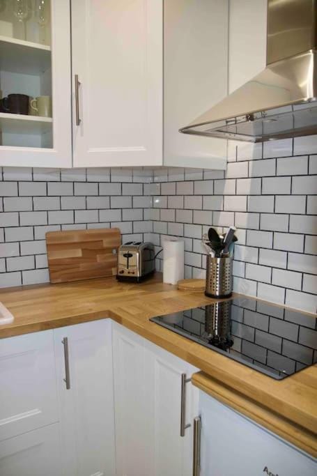 Kitchen or kitchenette, toaster