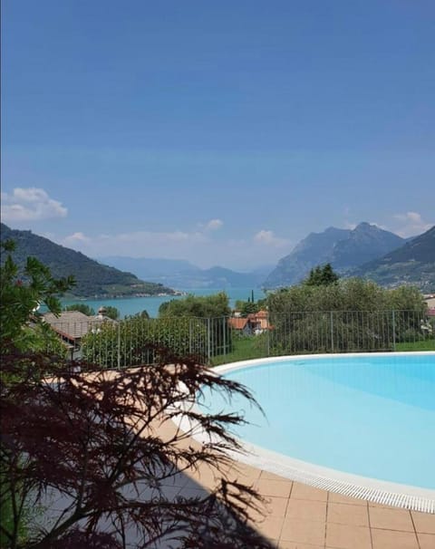 Day, Natural landscape, Lake view, Mountain view, Pool view, Swimming pool