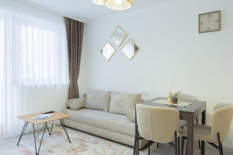 Living room, Seating area, Dining area