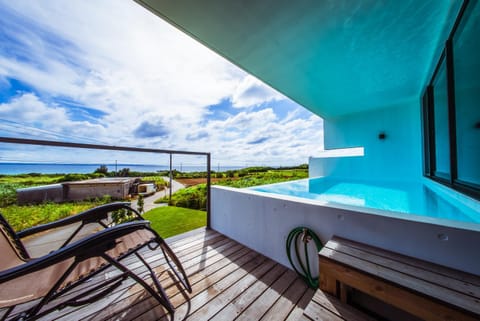 View (from property/room), Pool view, Sea view, Swimming pool