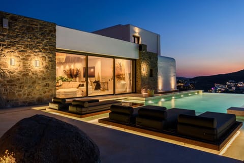 Property building, Patio, Day, Night, Natural landscape, Living room, Other, Mountain view, Pool view, Swimming pool, sunbed