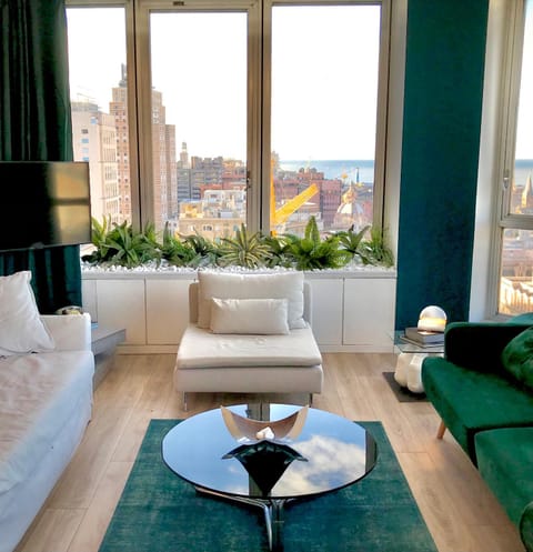 Living room, City view