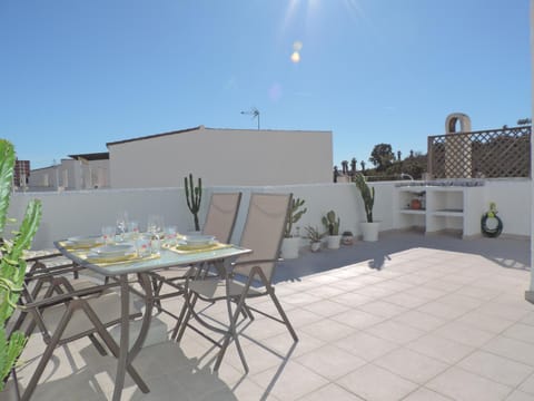 Off site, Day, Night, Natural landscape, Summer, Solarium, View (from property/room), Balcony/Terrace, Dining area, Sunset, sunbed