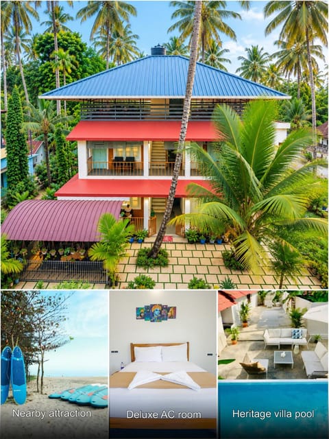 Property building, Patio, Day, Garden, View (from property/room), Garden view, Pool view